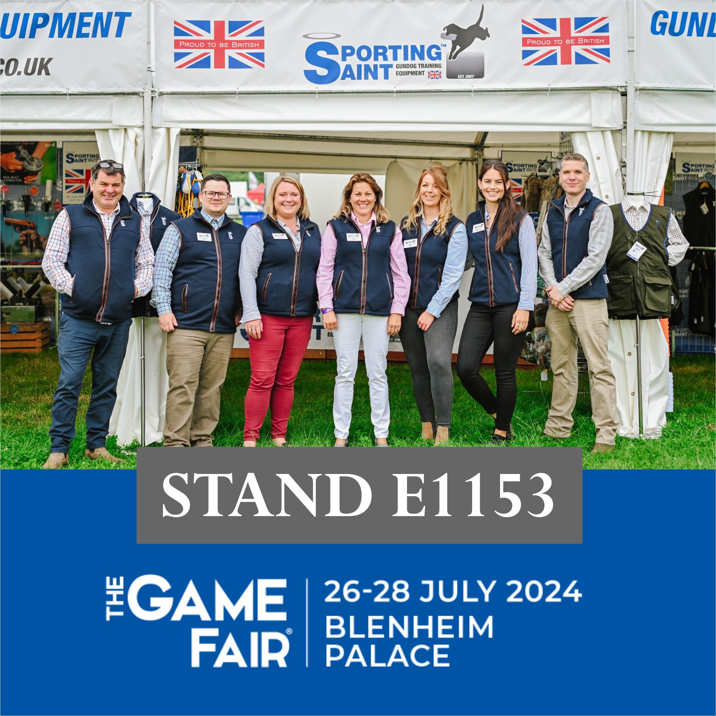 The Game Fair 2024 Blenheim Palace See you there! Sporting Saint